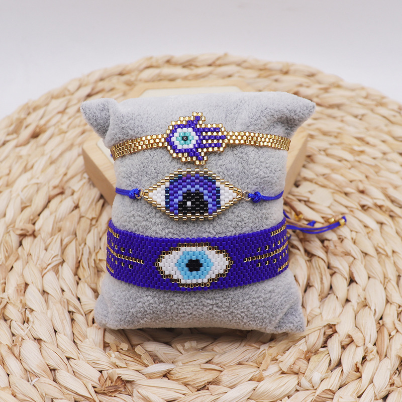 Lucky Red String Evil Eye Bracelet Handmade Protection Jewelry_voghion.com