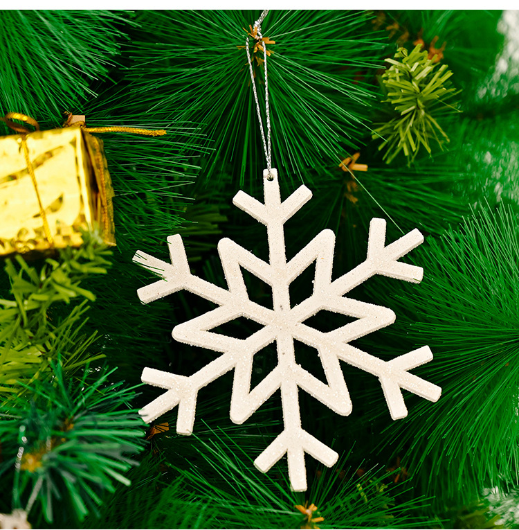 45g Weight Christmas Festival Wholesale Snowflakes Candy Cane Bell Christmas Tree Pendant Nihaojewelry 7