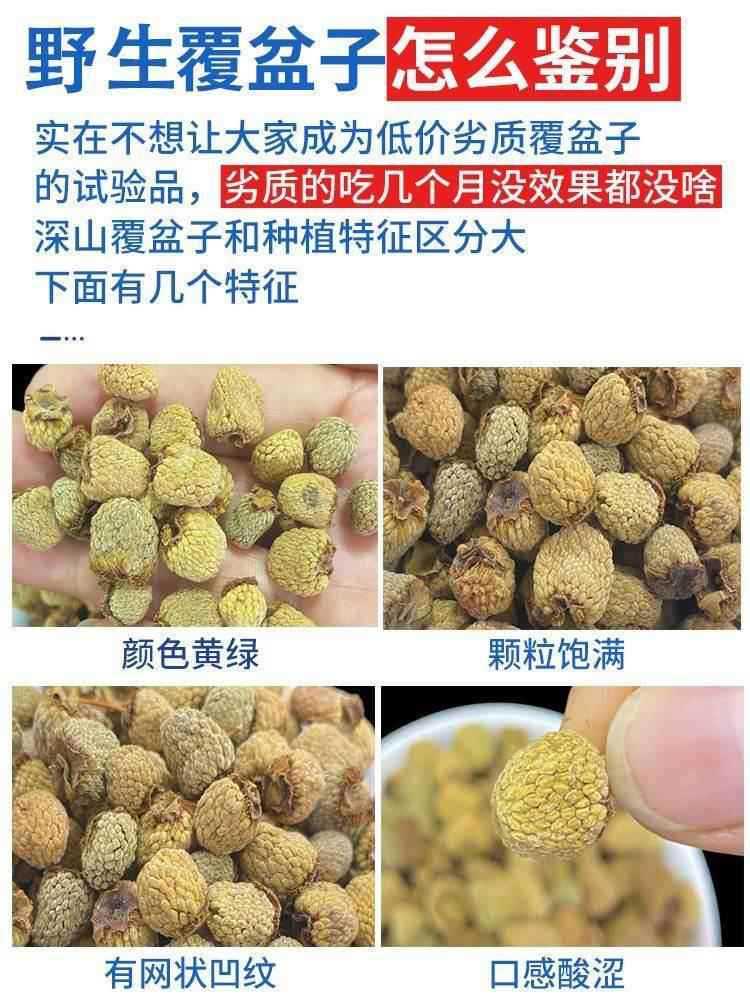 Wild Raspberry Fu Pen Zi Dried Fruit 500g Herbal Tea Wine Ingredient quality and texture