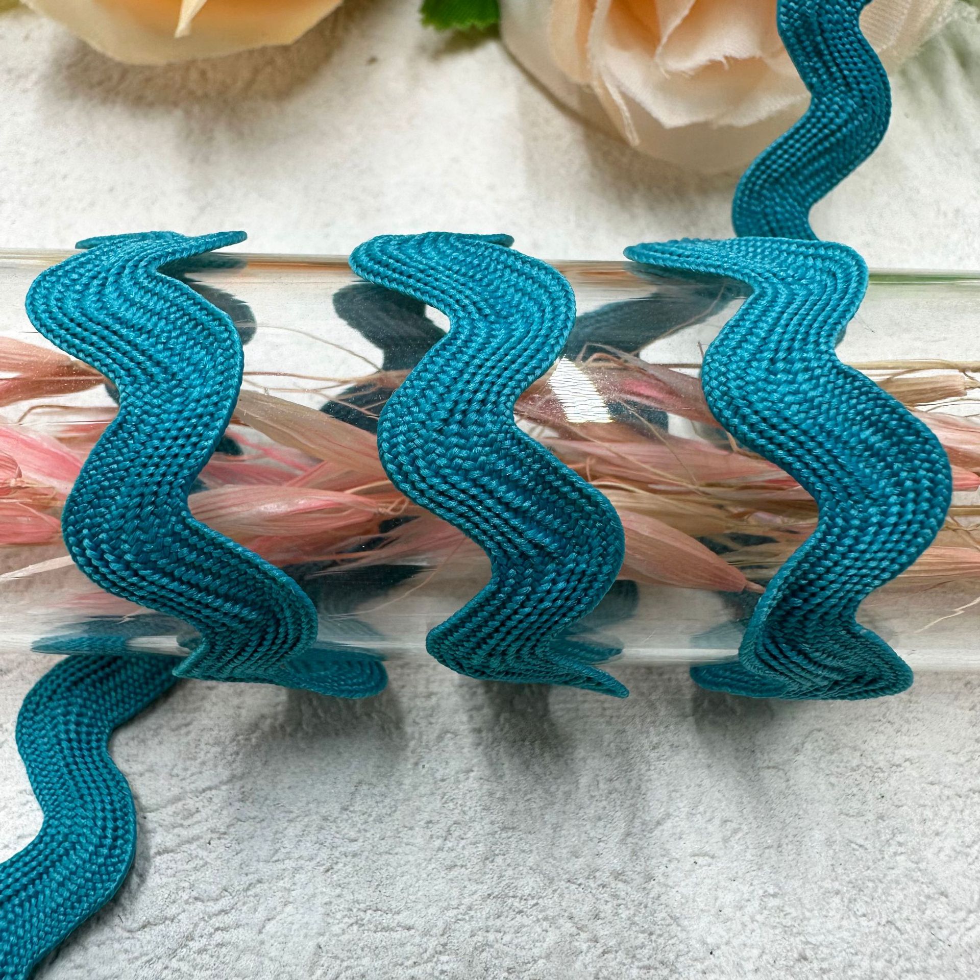 8mm onda sólida en forma de S curva banda de encaje cortina sombrero ropa infantil joyas de boda accesorios de ropa