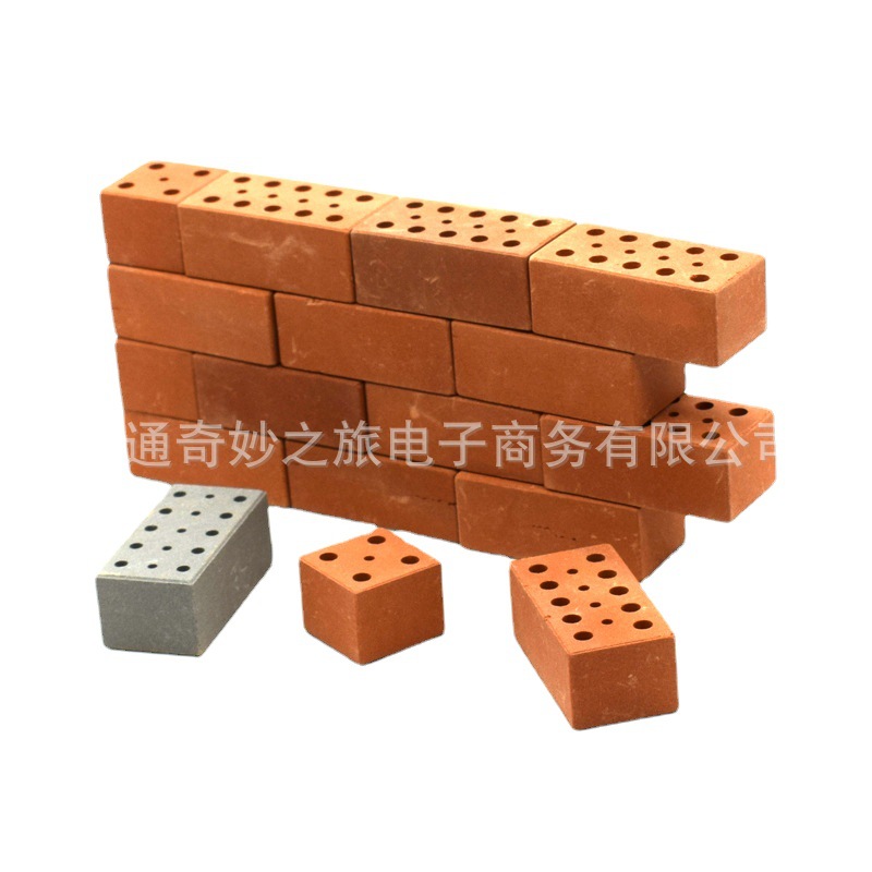 Little Mason ladrillo rojo niños modelo de construcción de DIY bloques de construcción juguetes educativos de construcción de comercio exterior AliExpress