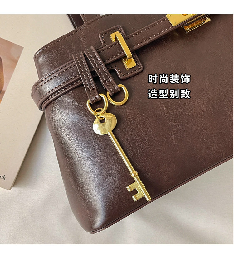 Túi tote nữ quai đeo vai dáng ngang cỡ lớn , chất liệu PU mềm, đựng được nhiều đồ — Gạo trắng, Rượu vang đỏ, màu cà phê, màu nâu chi tiết 8
