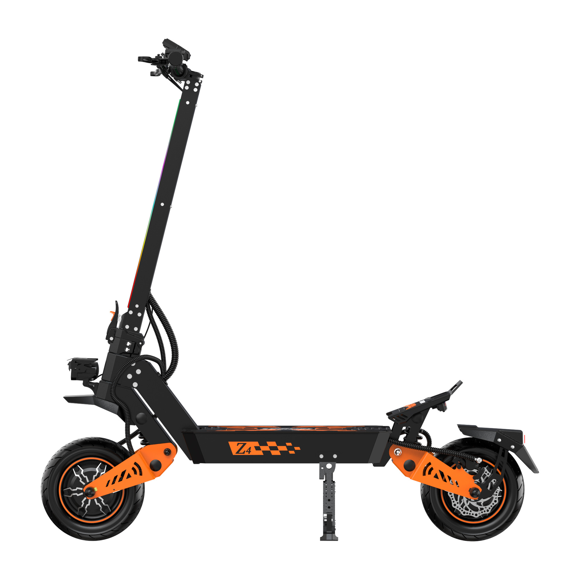 New adult foldable electric scooter with high power, long battery life, portable mini two-wheeled electric vehicle