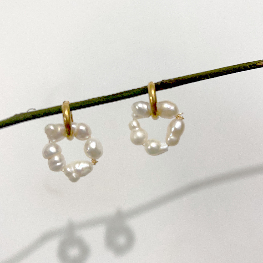 Women'S Gender Fashion Geometric Stainless Steel Plating Earrings 1 Pair