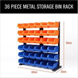 60880 tool box with iron shelf storage box insert box 6.5KG.64.5*18.5*31.5