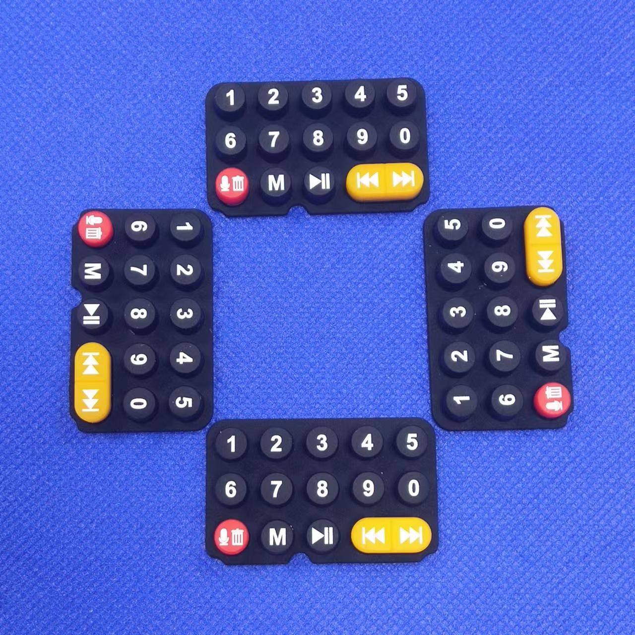 蓝牙收音机硅胶按键汽车音响硅胶按键