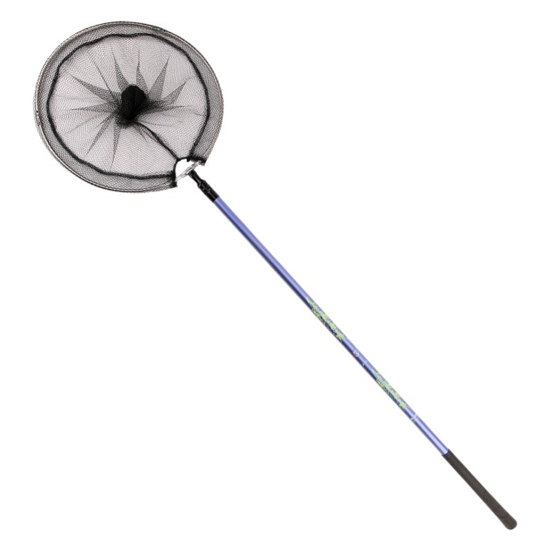 Carbon super-hard net-making Rod anti-hanging large object folding wild fishing special clearance postage net bag telescopic set