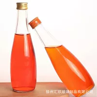 Производитель оптовая продажа 330 прозрачная стеклянная бутылка минеральной воды бутылка для напитков 500 матовая бутылка для напитков бутылка фруктового сока бутылка для воды