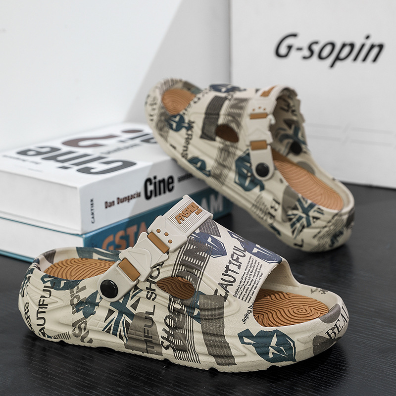 Deze herenslippers voor de lente en zomer zijn van topkwaliteit, kunnen buiten gedragen worden, zijn antislip en geurwerend, en geschikt voor zowel binnen- als buitengebruik._voghion.com