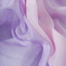 一梦惊鸿真丝皱披帛舞蹈网纱汉服配饰古典中国舞4米古装飘带纱巾