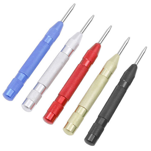 High hardness sample punch semi-automatic positioning center punch industrial grade cylindrical tip cone punch flat chisel drilling tool
