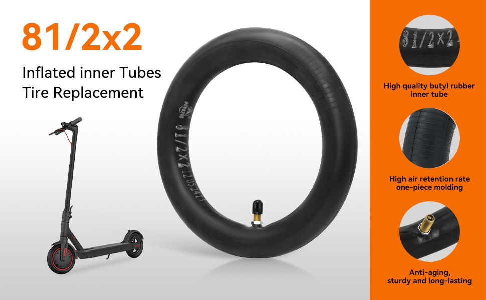 8.5 inch Thickened Inflatable Inner Tube for M365/PRO Scooter 8.5×2