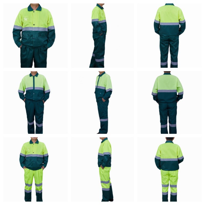 Landscaping Sanitation Long-sleeved Work Clothes Property Protection Cleaning Road Construction Maintenance Clothes Suit Tops Spring, Autumn and Winter