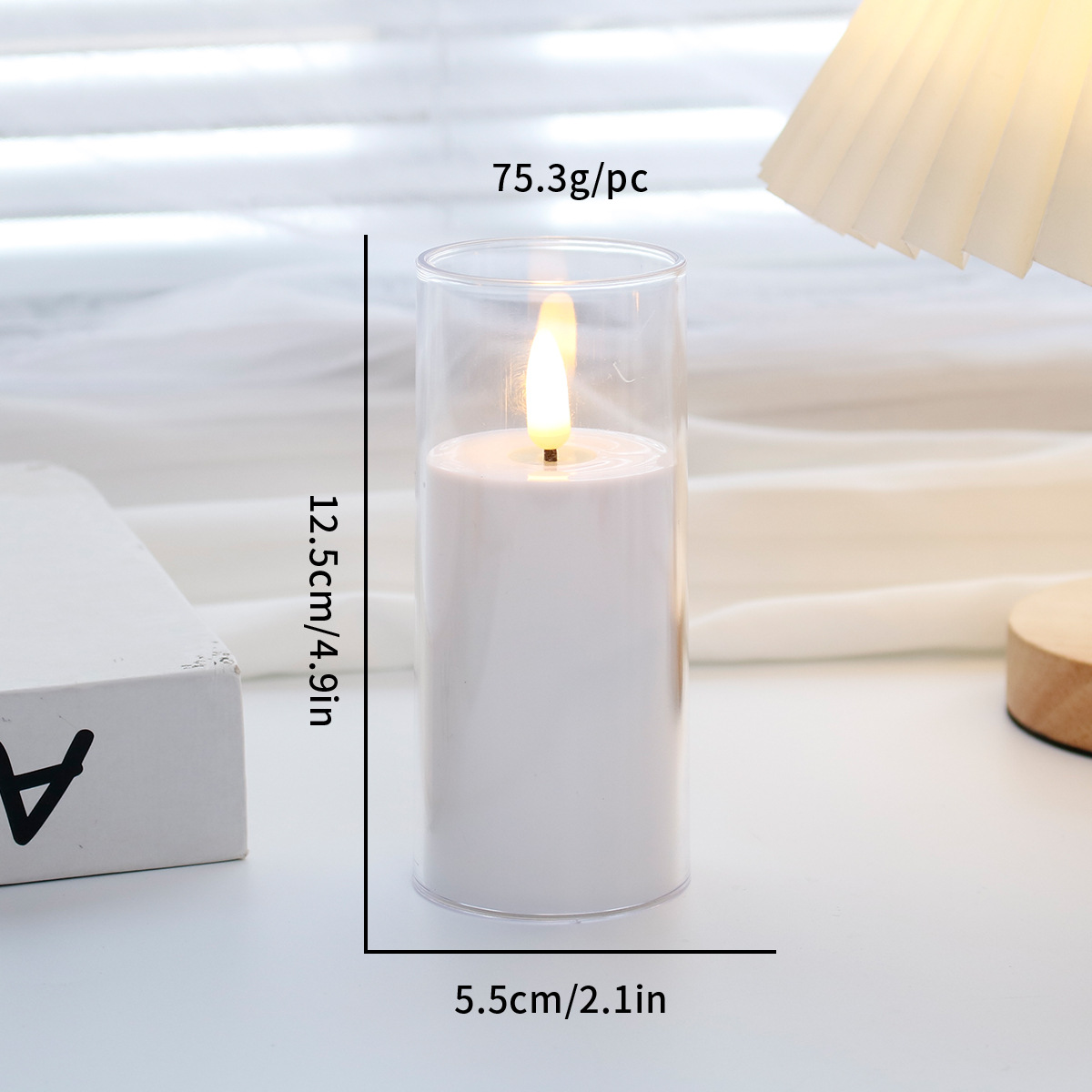 5x12.5 순백색 총알