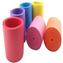 批发可乐啤酒隔冷热保温杯套 彩色NBR橡塑发泡杯套 可印logo多色