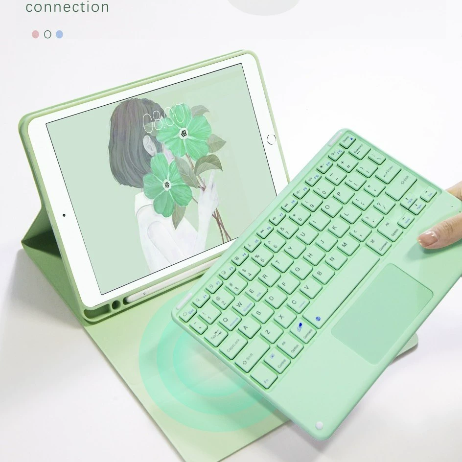 Совместимый с iPad Pro11 защитный чехол 10-го поколения Air4/Air11 чехол iPad11 Magic Touch Bluetooth клавиатура кожаный чехол
