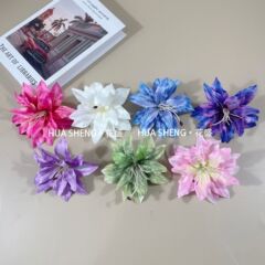 仿真百合花婚礼花排布置花吊顶假花3d打印百合花头