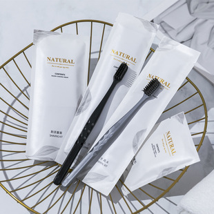 Star hotel disposable toiletries suit wholesale B & B hotel disposable toothbrush with toothpaste