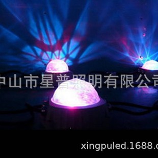 RGBW glass cover point light source full color external control 512 point light source glass cover 5W diameter 120MM