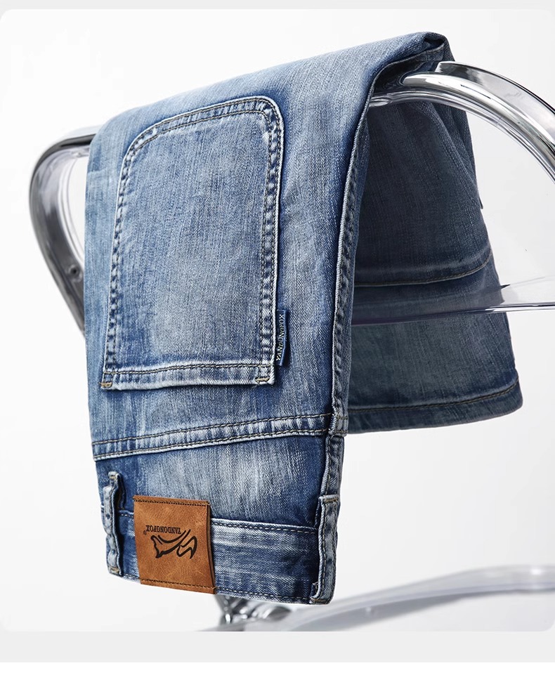 Men's Clothing Summer Thin Ripped Denim Shorts Loose Fit Korean Style Slim Pants Trendy Five Point Seven Point Fashion_mkmklike.com