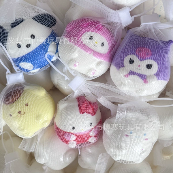 Round Sanli six mixed hair [6cm]