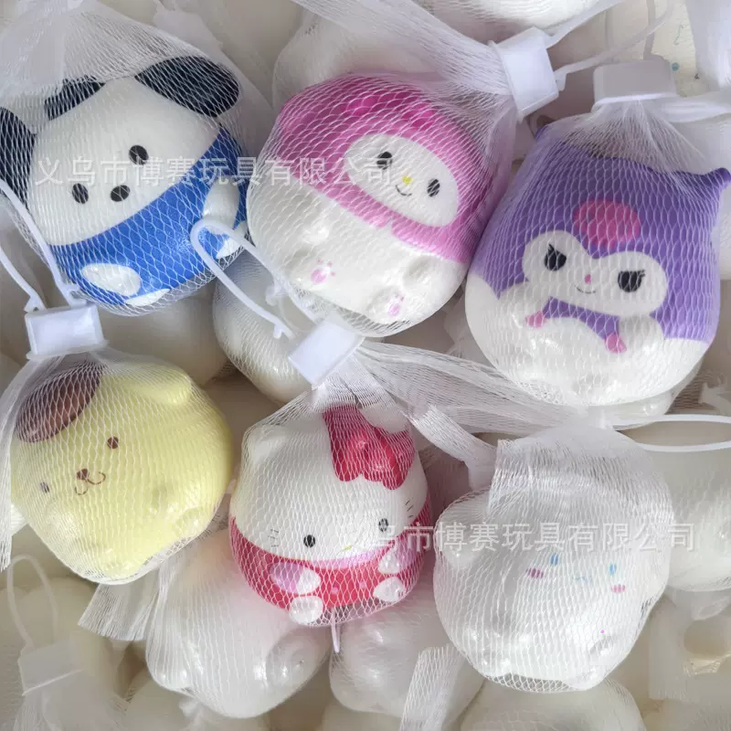 三丽捏捏乐解压慢回弹鸥儿童玩具摆摊玩偶娃娃摆件工厂潮玩手办