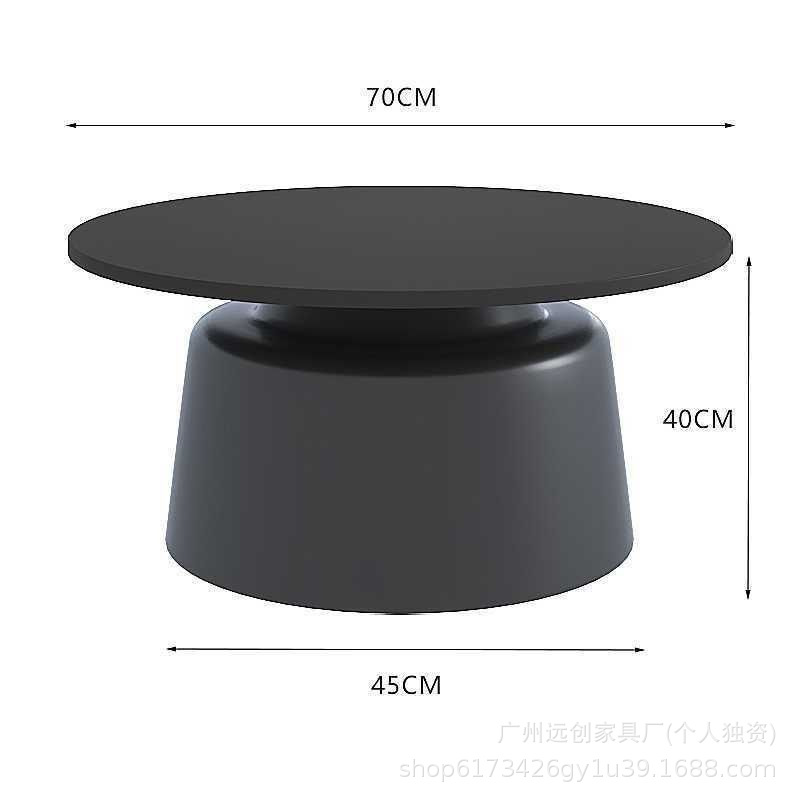 블랙 표면 + 블랙 베이스 [직경 70cm]