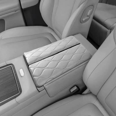 Suitable for Wenjie M9 Armrest Armrest box pad - moon-shadow-gray