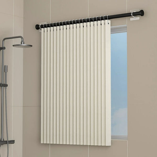 [Non-magnetic model] Off-white (curtain + strap + hook + rod + patch holder) [high temperature setting] ✦✦
