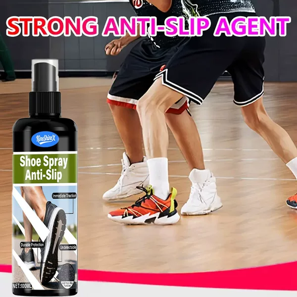 Kineshinex Basketball Shoe Anti-Slip Grip Spray for Non-Slip Courts, Basketball, Running, Gym, Enhances Wet and Dry Surfaces
