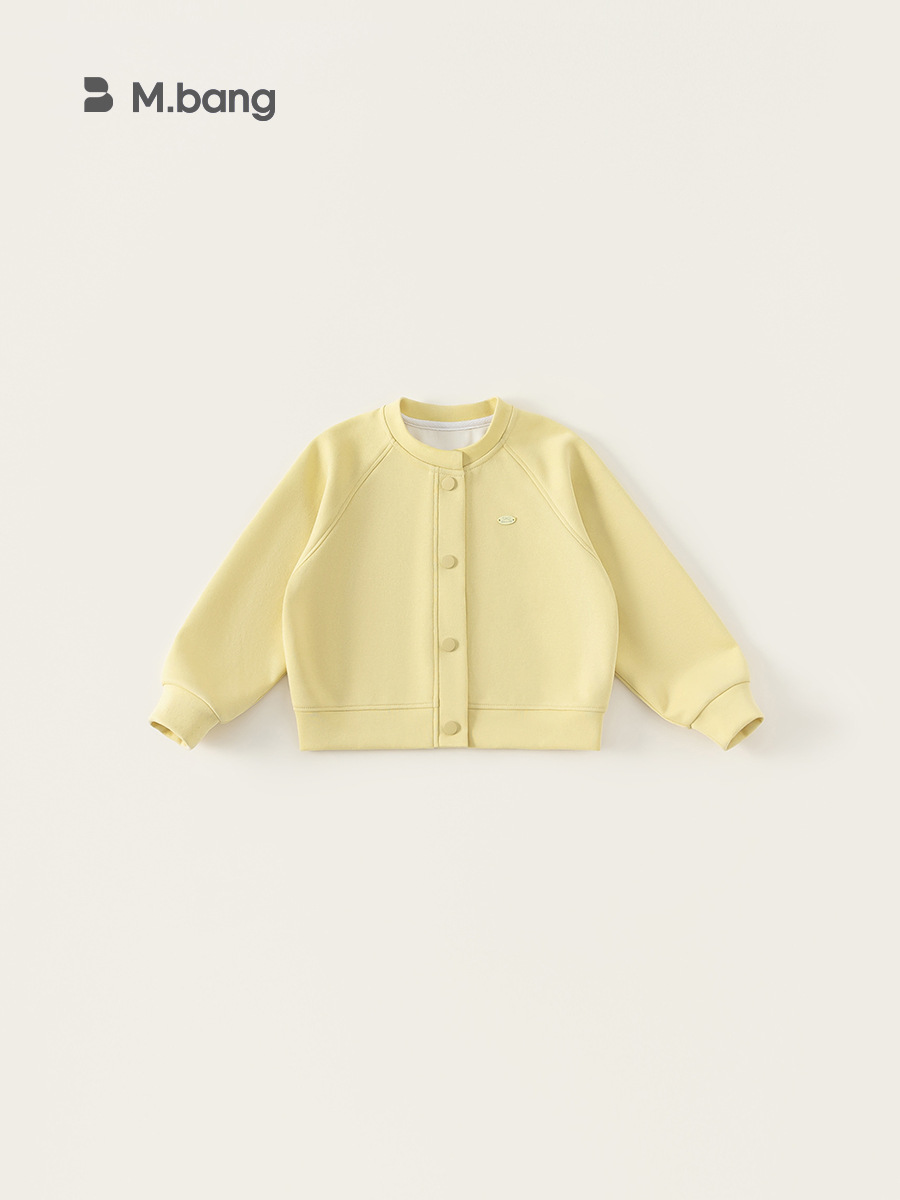 Youbao ropa para niños tops de primavera para niñas color sólido cuello alto simple letras letras joyas abrigo de suéter de bebé femenino