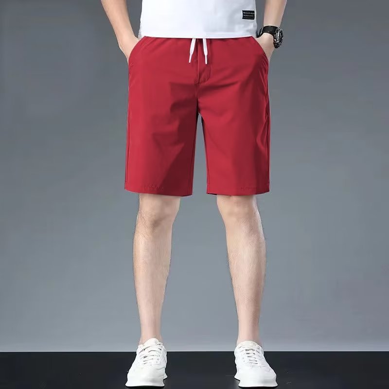 24 colores personalizados logotipo japonés pantalones cortos para hombres de verano delgados deportivos casuales sueltos ventilados para hombres