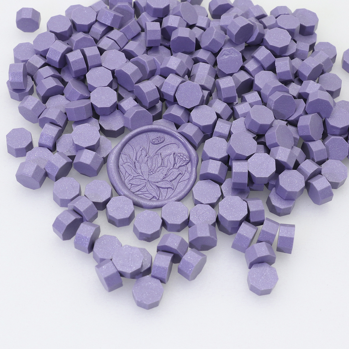 Perlas de cera de sellado octogonales Oucai, 500g, 131 colores, perlas de sellado de cera a granel, colores mixtos, baratas, perladas, una libra.