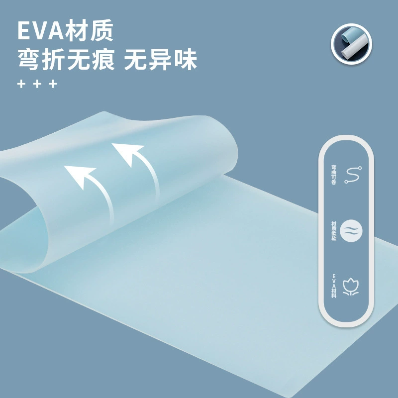 得力文具72655书写垫板A4桌面软垫板学生用A4垫板考试垫加厚版