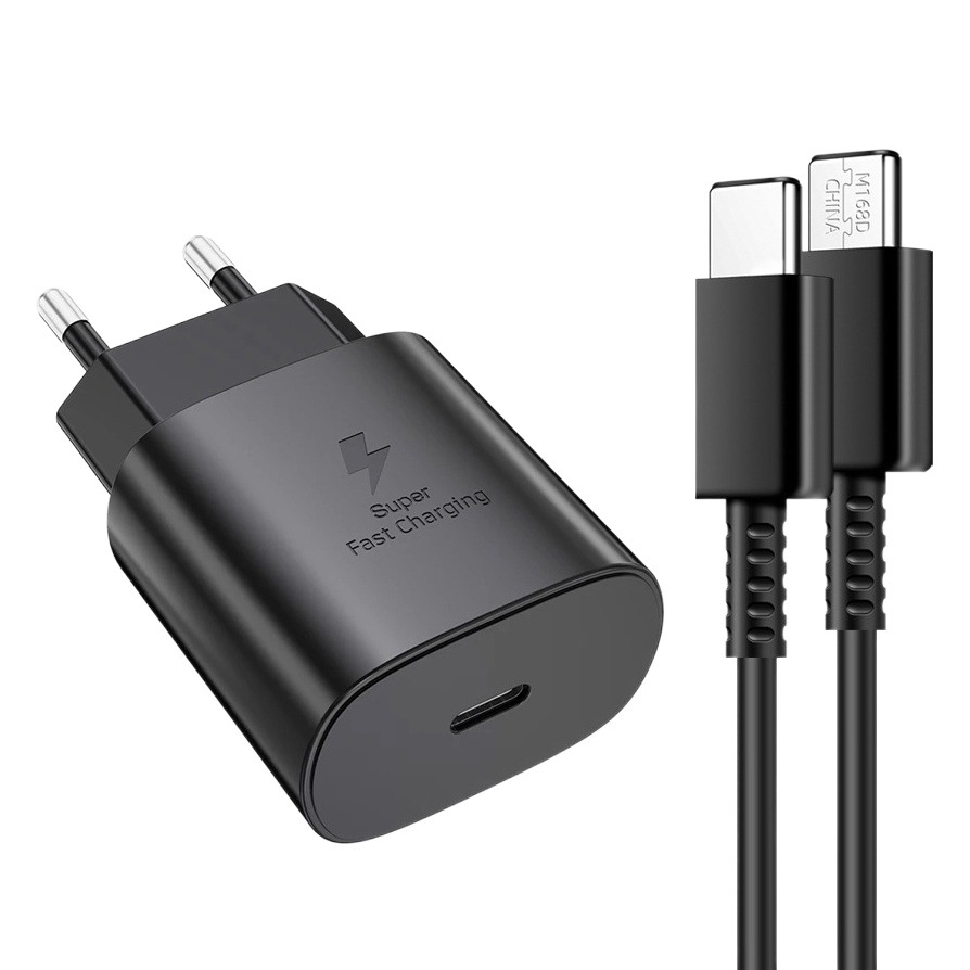 Adecuado para Samsung 25W carga rápida 45W cargador de carga rápida NOTE10 S20 carga súper flash cabezal de carga s22