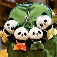 Симпатичные ремни брюки Panda царапают куклу куклы оптом плюшевые игрушки мультфильм брелок школьная сумка подвеска подарки
