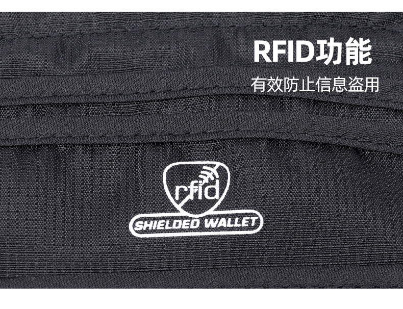 RFID-Dokumententasche Multifunktional Diebstahlschutz Reisepass-Organizer Flugticket Reisepass Geldbörse Handy Dünne Umhängetasche