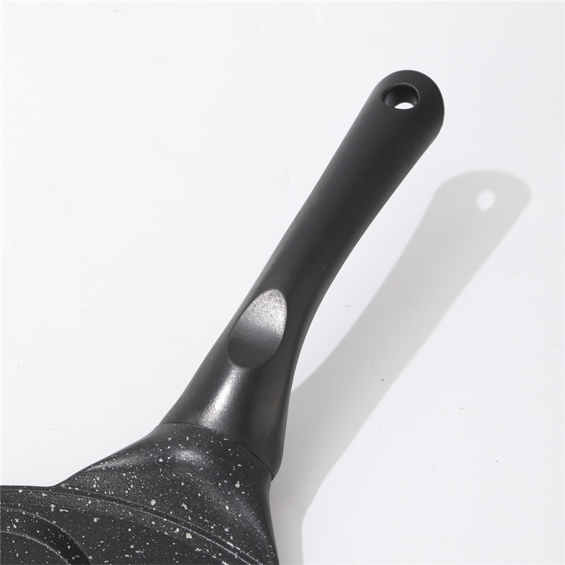 Transfronterizo siete agujeros sonrientes pan de desayuno pan de hamburguesas pan de tortilla universal aleación de aluminio fondo plano no seco