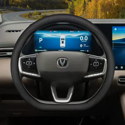Cs55Plus Steering Wheel Cover | Steering wheel cover - black