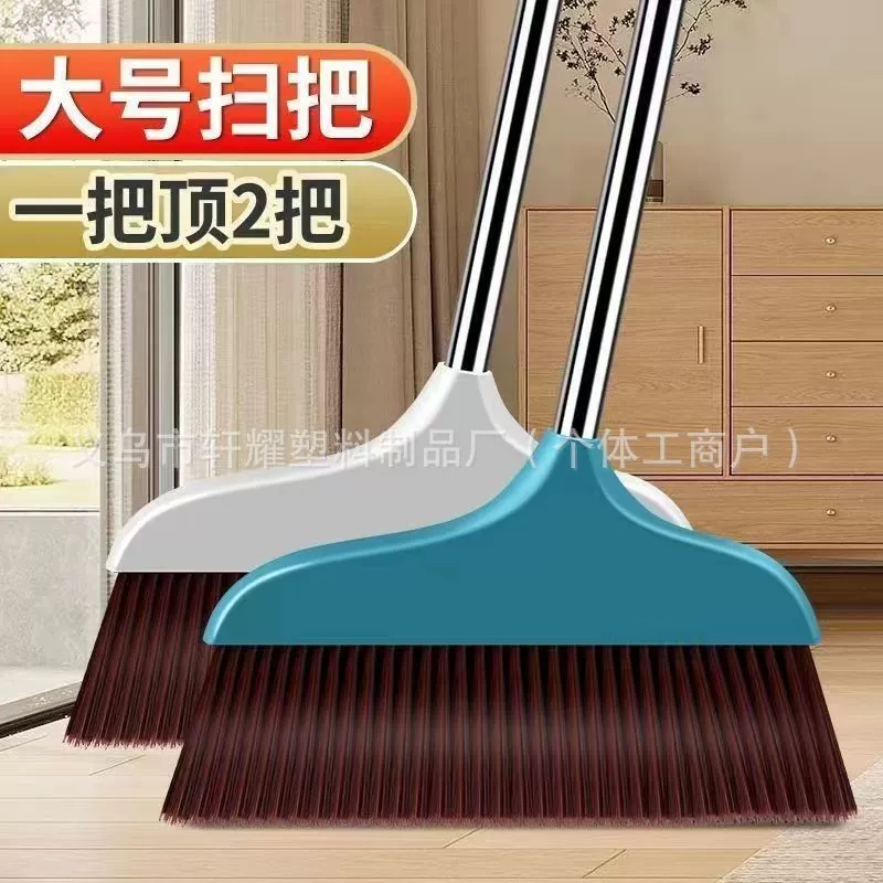 Одноразовая метла толстый стержень для подметания мягких волос с длинными ручками