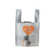 Online celebrity milk tea shop packing bag disposable soybean milk drinks thickened takeaway vest handbag single cup plastic bag