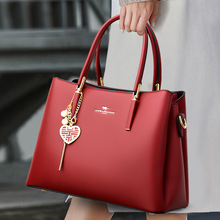 包包女2023秋冬新款软皮大容量女士手提包休闲单肩斜挎结婚新娘包