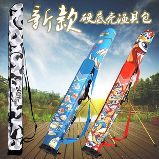 Fishing Gear Bag Waterproof Fishing Rod Bag 1.3m Single-Layer Hard Shell Rod 1.251/2-Layer Umbrella Rod Bag Fishing Rod