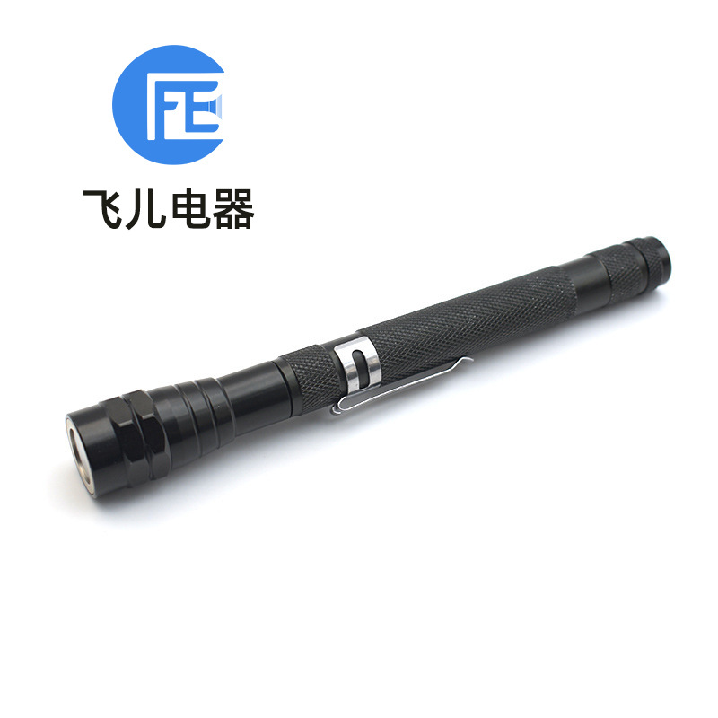 3 LED 안테나 손전등 알루미늄 합금 손전등 캠핑 낚시 배터리 손전등