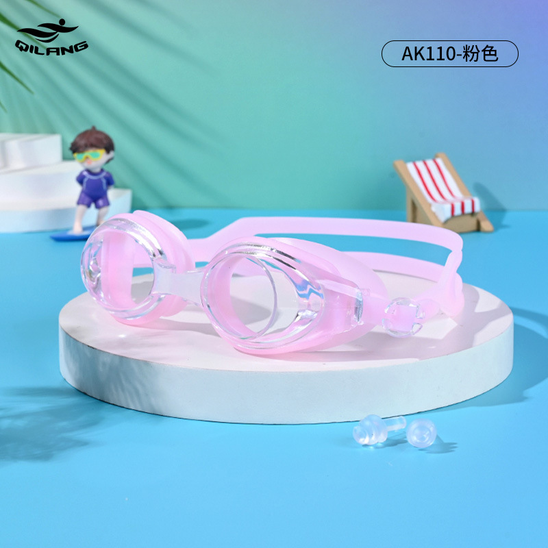 Gafas de Natación Ajustables para Adultos PC Impermeable, Anti-vaho, Ajustable para Natación y Buceo