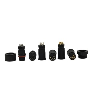 M12 WaterProof Head 6P Male and Female Plum ShaPe LED Light WaterProof Plug Medical Aviation WaterProof Connector