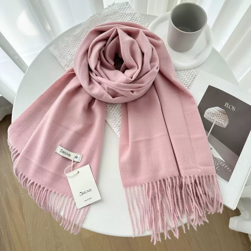 Demi‑season warm cashmere scarf, universal cloak wrap, 200 cm, 250 g, many colors