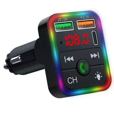 New car bluetooth mp3 receiver player FM transmitter audio conversion 5.0 lossless music cross-border hot money