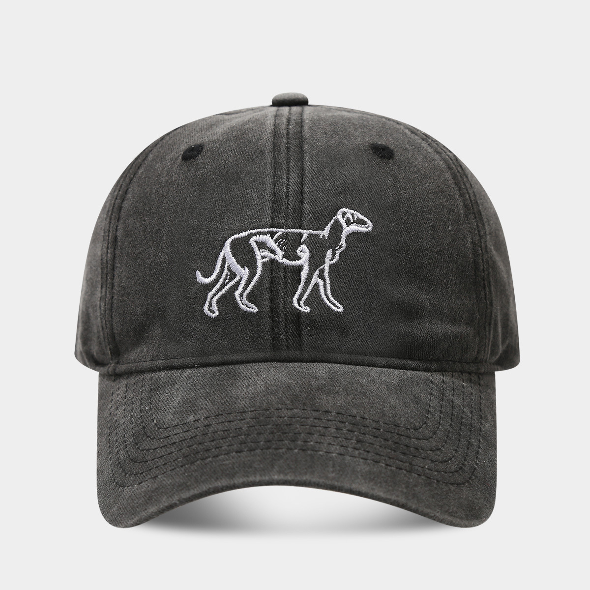Gorra de visera para mujer primavera y verano deportes al aire libre ocio sombrero para el sol de techo suave pareja gorra de béisbol retro bordada para perros