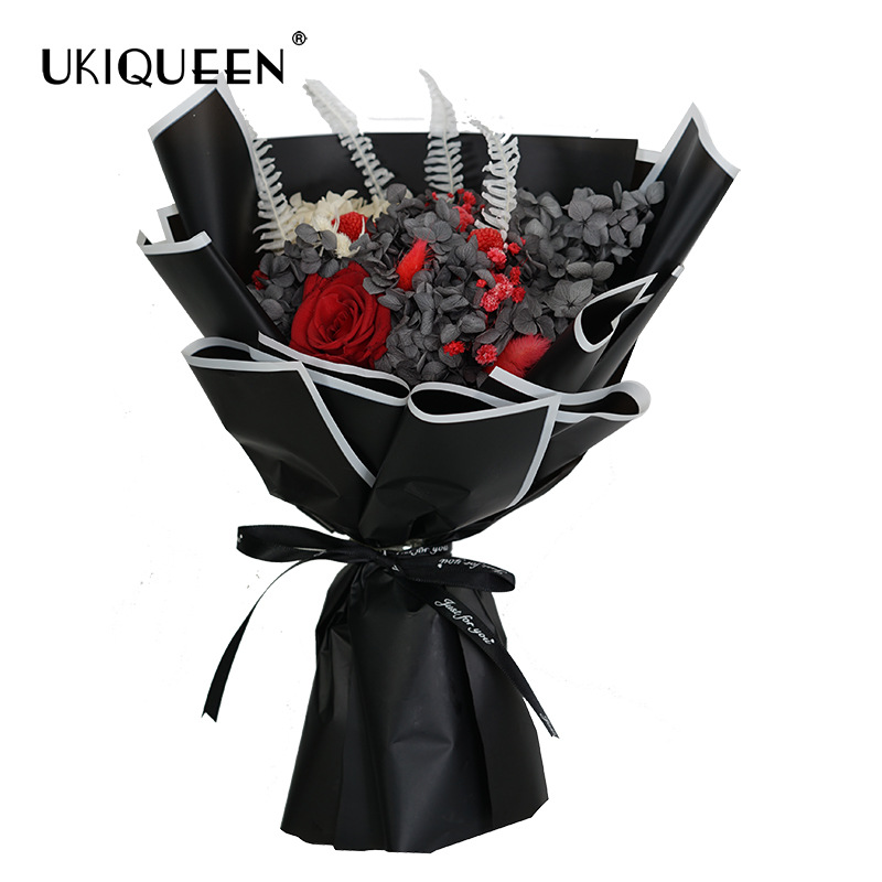 Naxi reina eterna flor seca ramo de flores serie decoración del hogar regalo cumpleaños regalo la mano Día San Valentín